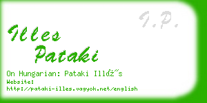 illes pataki business card